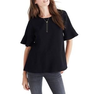 NWOT Madewell Flare Hem Top
